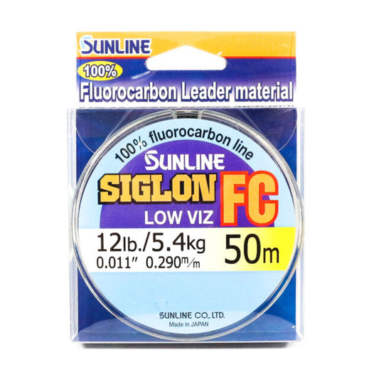 Tali Fluorokarbon Sunline Siglon FC 50m 12lb Diameter 0,29 mm