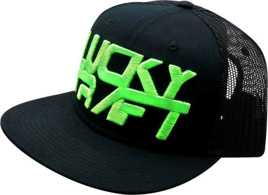 LUCKY CRAFT LC FLAT POP - Hitam dan Hijau