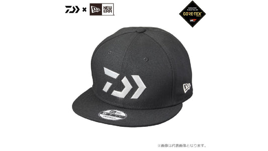 Kolaborasi sembilan pipa DAIWA Gore-Tex NEW ERA DC-1108N hitam gratis / tutup