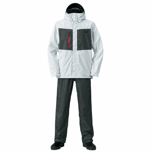 DAIWA Rain Max Suits DR-36008 Jaket dan Celana Memancing - L/Putih