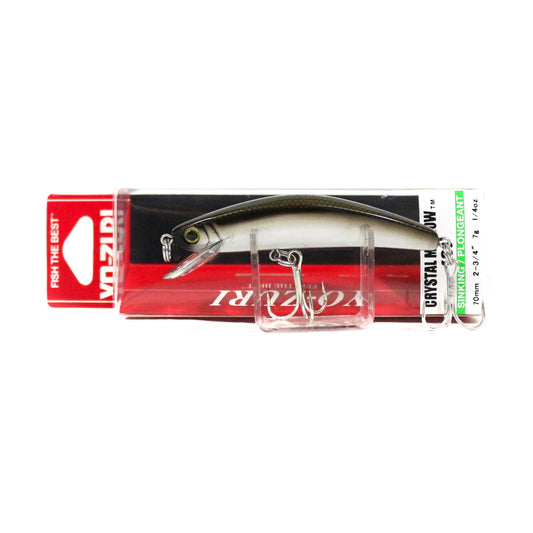 Yo Zuri Crystal Minnow S 70 mm Sinking Lure R835-SBR 2172