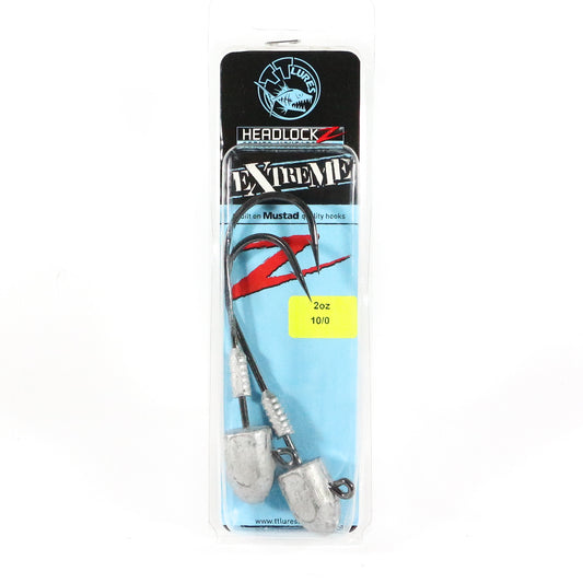 Tackle Tactics TT Headlockz Extreme Jig Head 2 ons 10/0 2 per bungkus 3917