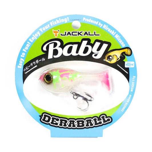Umpan Pancing Jackall Deraball Baby Soft Plastic Sinking Lure 11 gram Pinky Splash (7887)