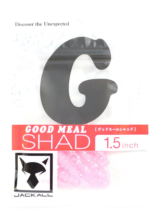 Umpan Pancing Jackall Soft Good Meal Shad 1,5 inci Oranye Goodmeal Pink (0701)