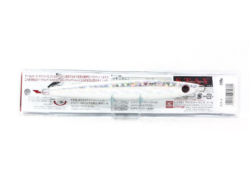 Shout Metal Jig Lure 116sy Stay 200g ZG (2601)