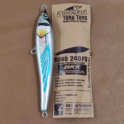 Amegari Kaxu 240 FS Mengambang 240mm 140g Bersayap Biru