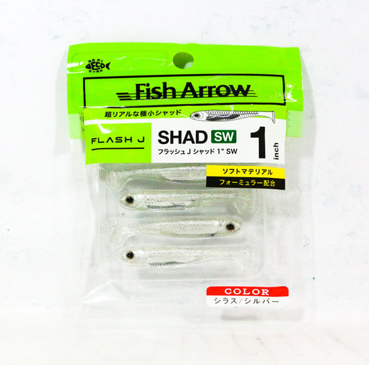 Umpan Ikan Panah Lunak Flash J Shad SW 1 Inch 5 Buah per bungkus 100 (4736)