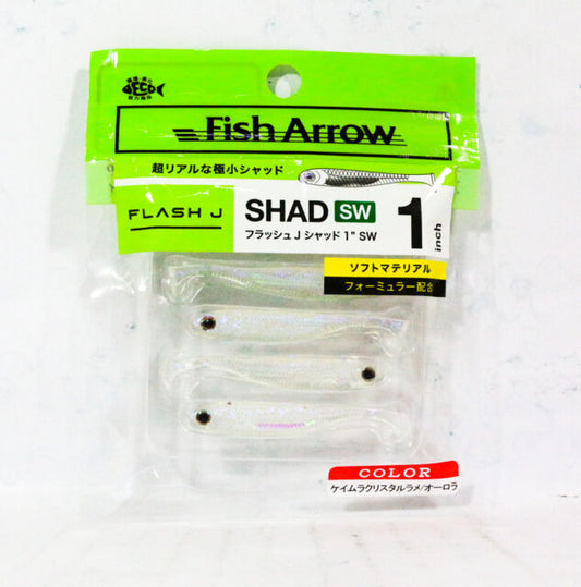 Umpan Pancing Ikan Lembut Flash J Shad SW 1 Inci 5 Buah per Bungkus 154 - 4781