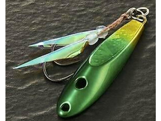 Umpan pancing logam Gear-Lab Giarabo Micro Flip 60 hijau (0689)