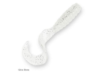 Umpan Pancing Lunak Zman GrubZ 2,5 Inch isi 8 per bungkus Glow Bone (5506)
