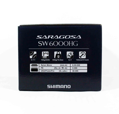 Shimano Spinning Reel 20 Saragosa 6000SWA-HG