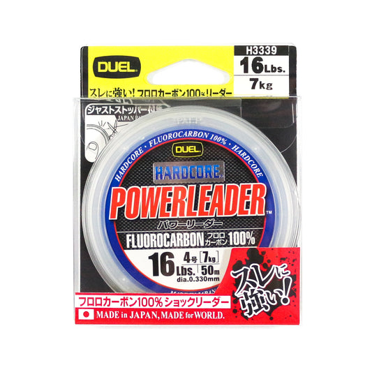 Yo Zuri Duel Hardcore Power Leader Fluorocarbon 16lb 50m H3339 (1158)