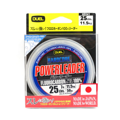 Yo Zuri Duel Hardcore Power Leader Fluorocarbon 25lb 50m H3341 (1172)