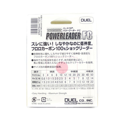 Yo Zuri Duel Hardcore Power Leader Fluorocarbon 25lb 50m H3341 (1172)