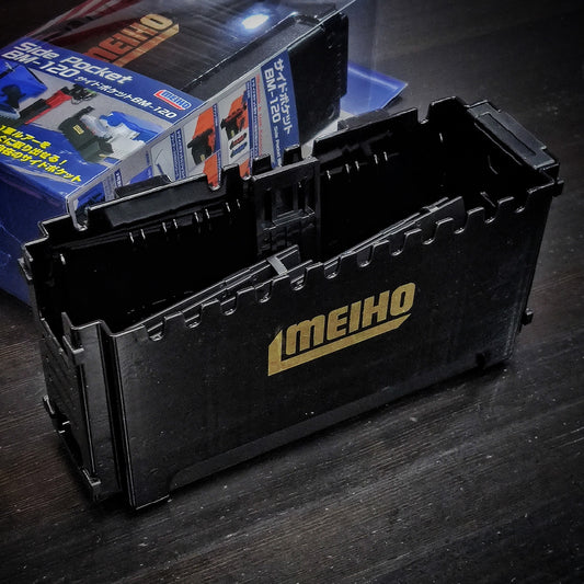 Meiho BM-120 Side Pocket ( 261 x 125 x 97 mm ) Hitam (2743)