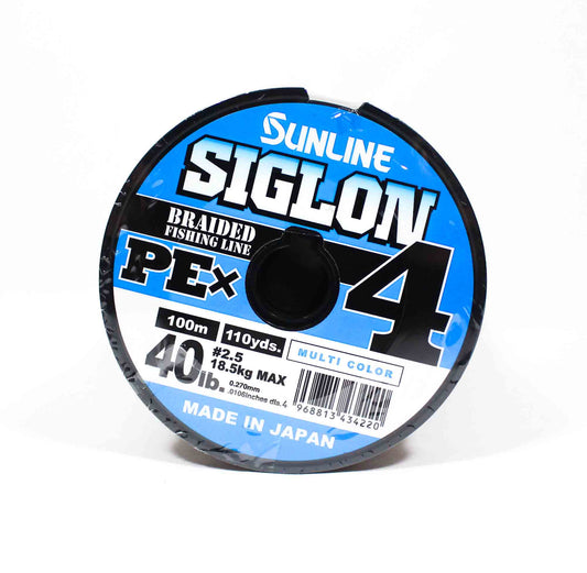 Sunline Siglon Line X4 300M Connected P.E 2,5 40LB Multi Color (4220)