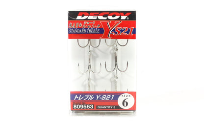 Umpan Y-S21 TrebleHook Standar Ukuran Tinggi 6 (9563)