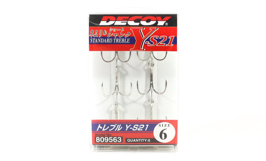 Umpan Y-S21 TrebleHook Standar Ukuran Tinggi 6 (9563)