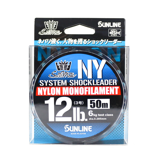 Sunline NY System Shock Leader Nylon 50m 12lb (9260)