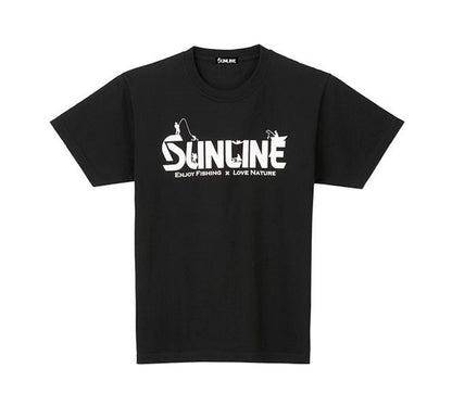 Sunline SUW-15020T T-Shirt Cotton Short Sleeve Black Size M (3033)
