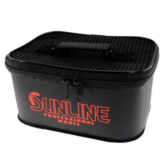 Sunline SFB-107 Kotak Jaring Zip Drainable 220 x 155 x 105mm Hitam Ukuran S (3928)