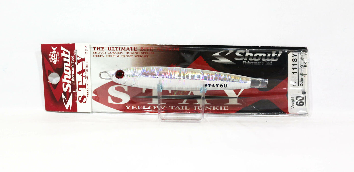 Shout 111-SY Metal Jig Stay 60 gram BH (4381)