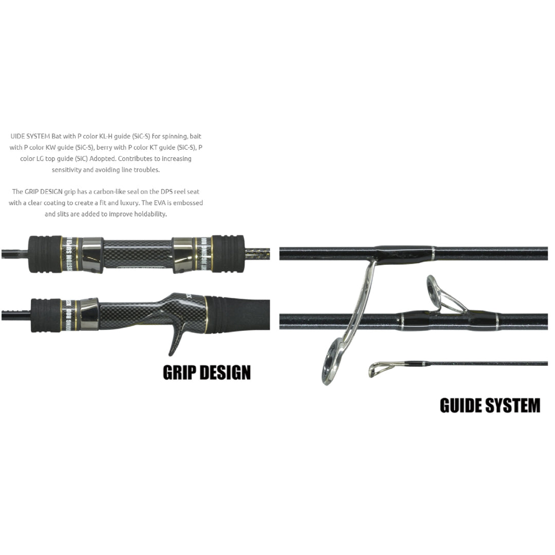 Joran Xesta Baitcast Scramble SLJ B65XUL-FS Umpan Padat (8236)