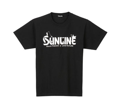 Kaos SUNLINE SUW-15020T Katun Lengan Pendek Hitam Ukuran L (3040)
