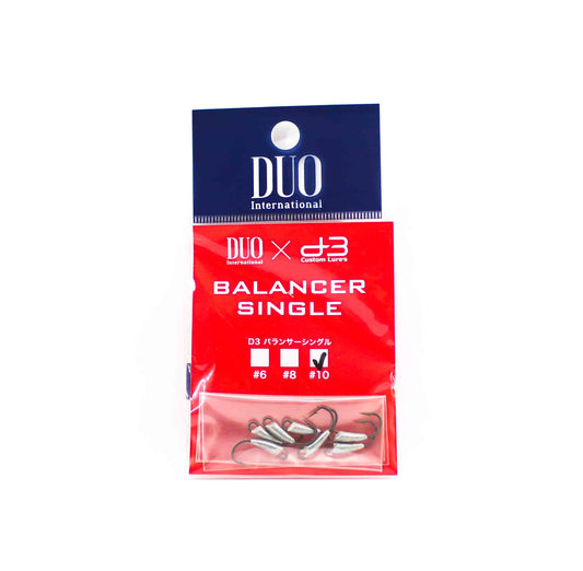 Duo D-3 Balancer Single Hook untuk Ryuki 45, 50 Ukuran 10, 7 Pcs per bungkus (8224)