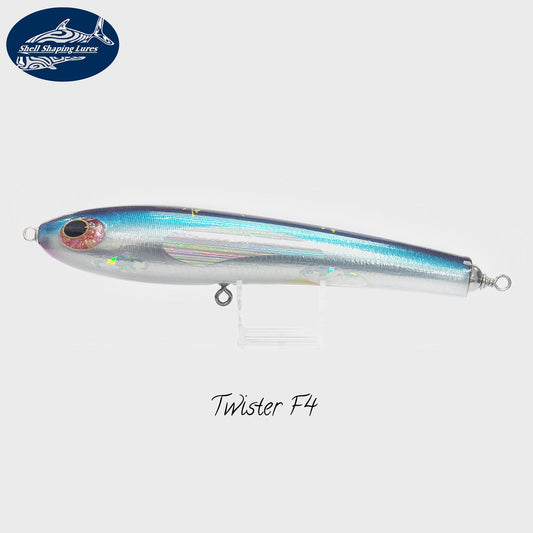 Umpan Pembentuk Kerang Twister F4 Umpan Renang Mengambang 125g 228mm Biru