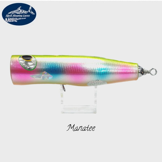 Umpan Pembentuk Kerang Manatee Floating Popper 110gr 180mm (F) Pink Biru