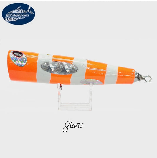 Umpan Pembentuk Kerang Glans Floating Popper 130gr 170mm (F) Oranye