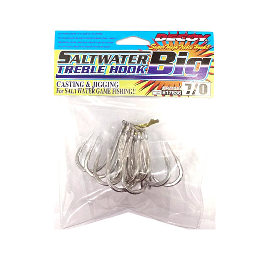 Umpan Pancing Air Asin Treble Besar Ukuran 7/0 (7636)