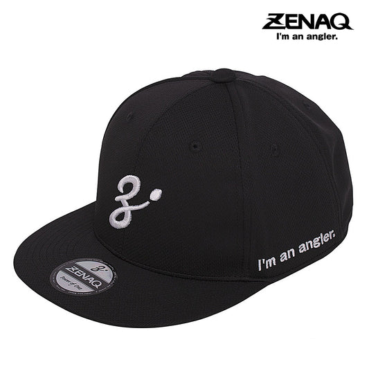 Zenaq Flat Visor Cap / Wool Blend (Black)