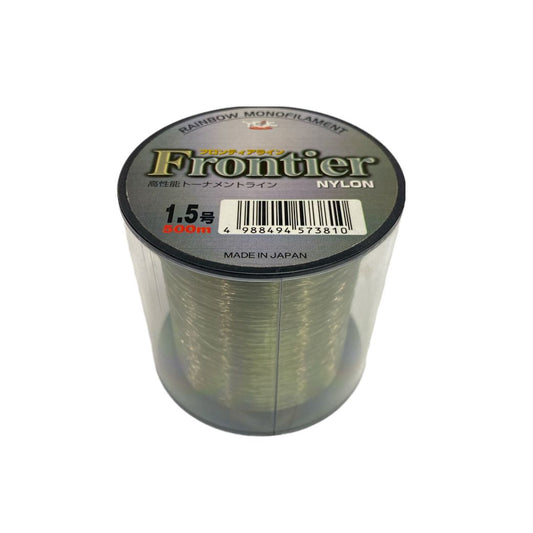 YGK Frontier Line Nylon 500m No. 1.5 / 6lb / 0.24mm - Hijau Tua (3810)
