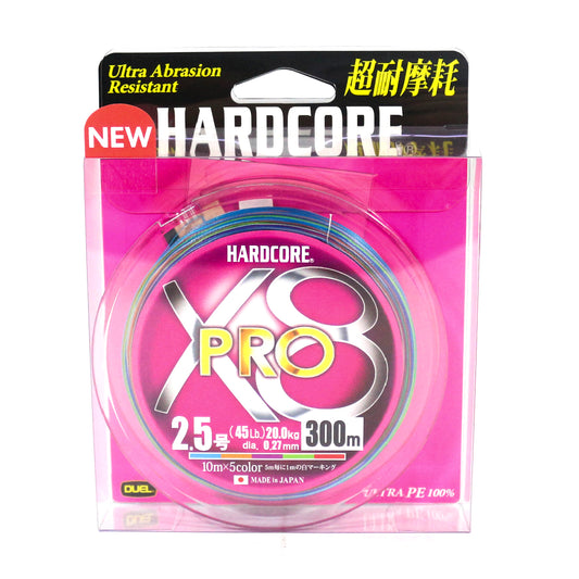 Yo Zuri Duel P.E Line Hardcore X8 Pro 300m P.E 2.5 20Kg (0.27mm) H3899