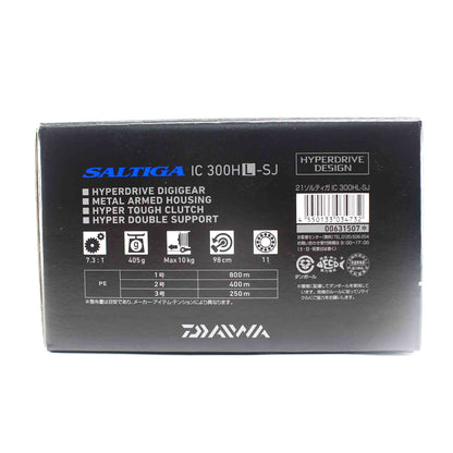 Reel Baitcasting Daiwa 21 Saltiga IC 300HL-SJ (Pegangan Kiri)