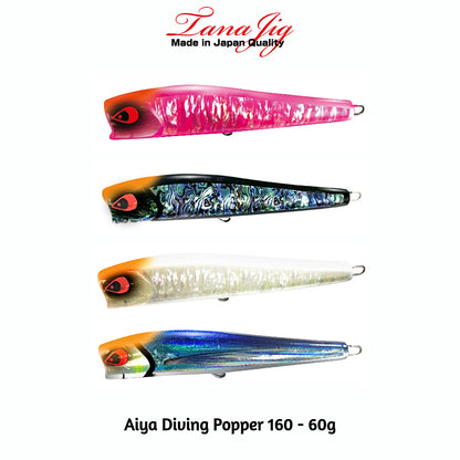 Tana Jig Aiya Diving Popper 160 60 gram