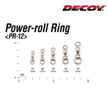 Umpan PR-12 Power Roll Ring Ball Bearing Putar