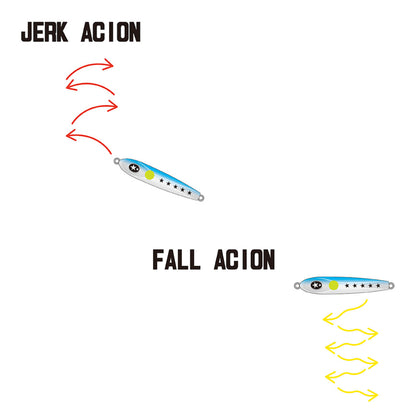 Xesta Metal Jig Baby Flare SLJ 60 Gram
