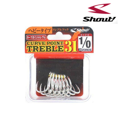 Teriak 231-CS Curve Point Treble Hook