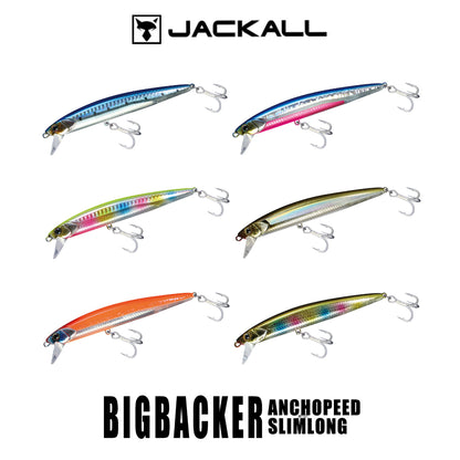 Umpan Pancing Jackall Big Backer Anchopeed 120SL Slim Long Sinking 120mm 35g