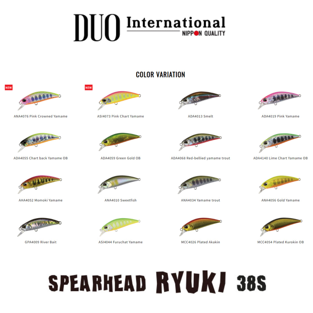 Duo Spearhead Ryuki 38S Sinking Lure 38mm 2.8grams