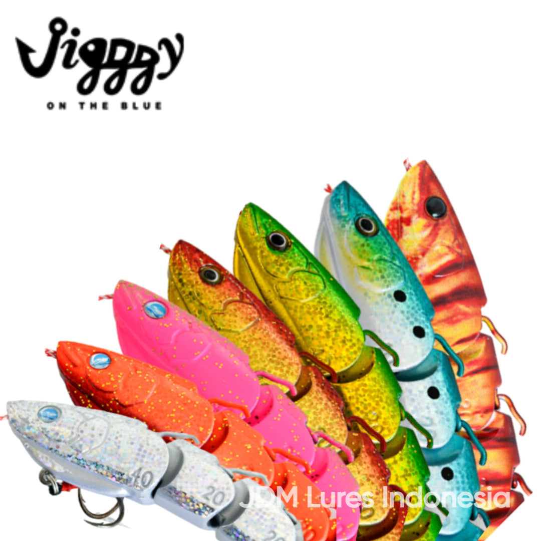 Pada Jig Logam Biru Super Ringan Jigggy Jr 60 Gram