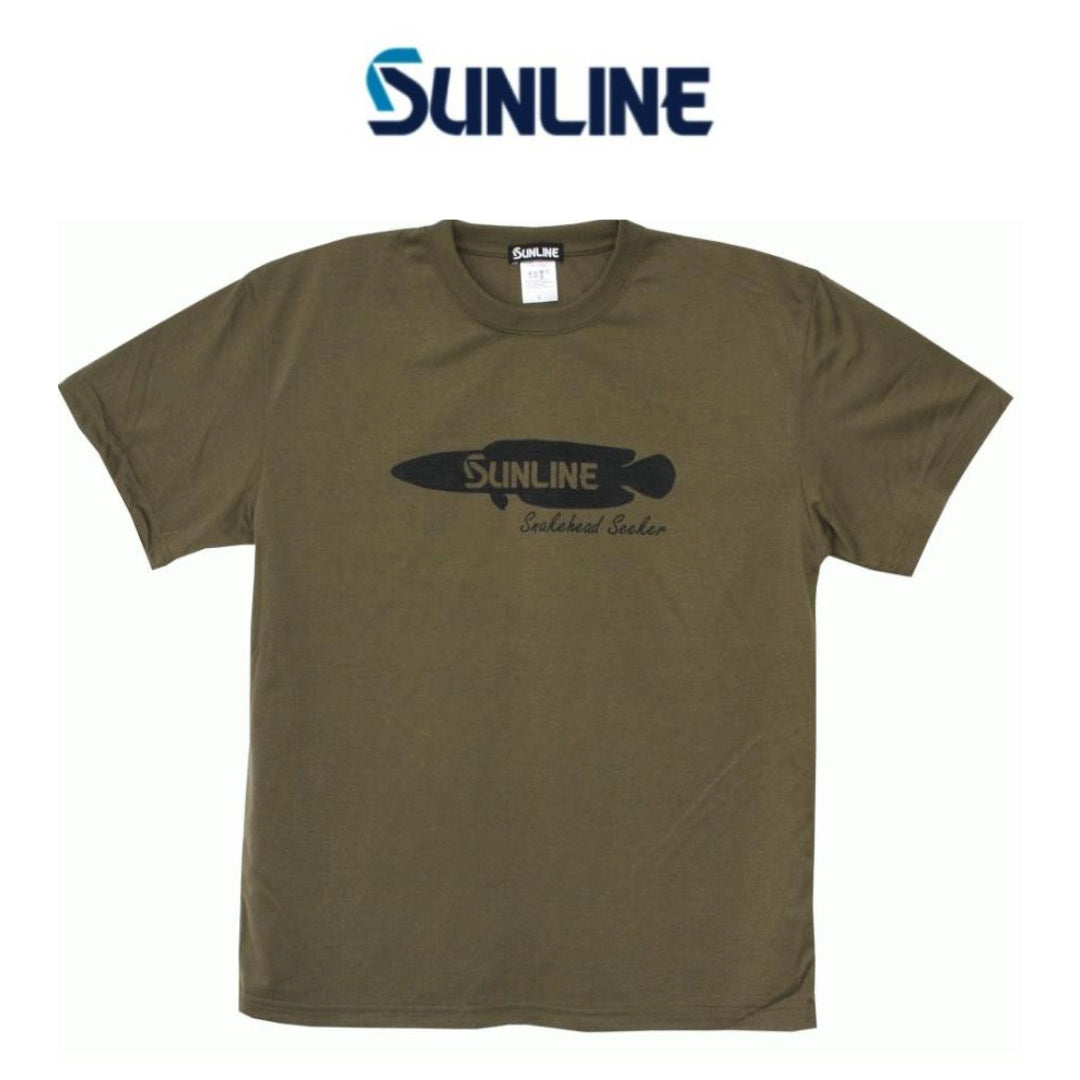 Kaos Sunline SUW-15203DT Dry Fit Lengan Pendek Warna Olive
