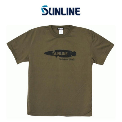 Kaos Sunline SUW-15203DT Dry Fit Lengan Pendek Warna Olive