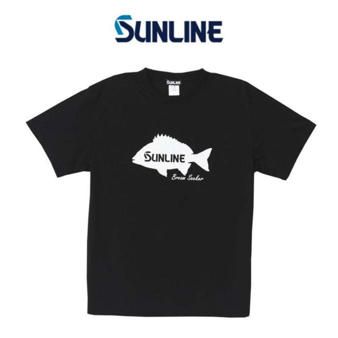 Kaos Sunline SUW-15203DT Dry Fit Lengan Pendek Hitam