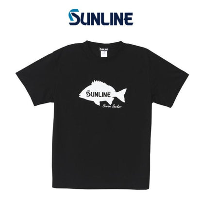 Kaos Sunline SUW-15203DT Dry Fit Lengan Pendek Hitam