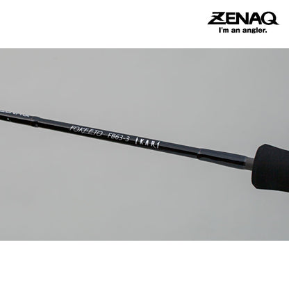 Zenaq Baitcasting Rod Fokeeto FB63-3 Ikari
