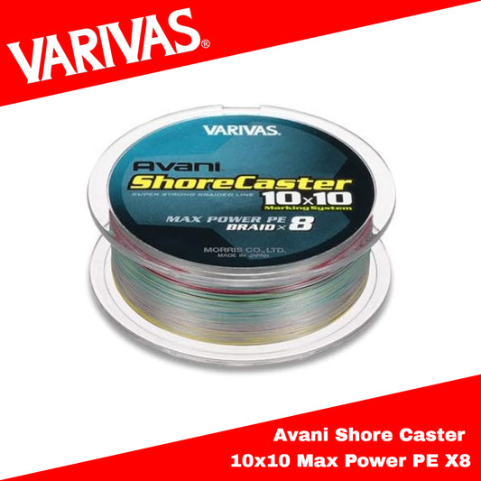 Varivas PE Line Avani Shore Caster 10x10 Kekuatan Maks PE X8 200m